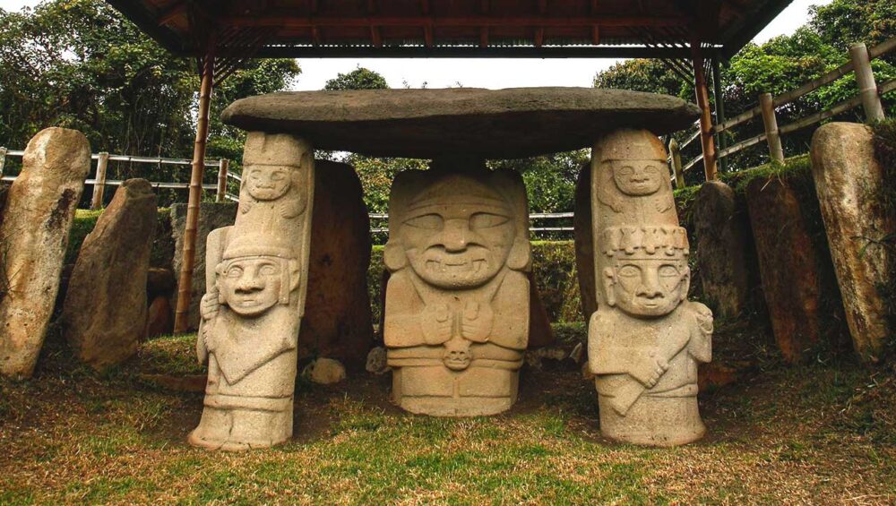 San Agustín: Arqueología