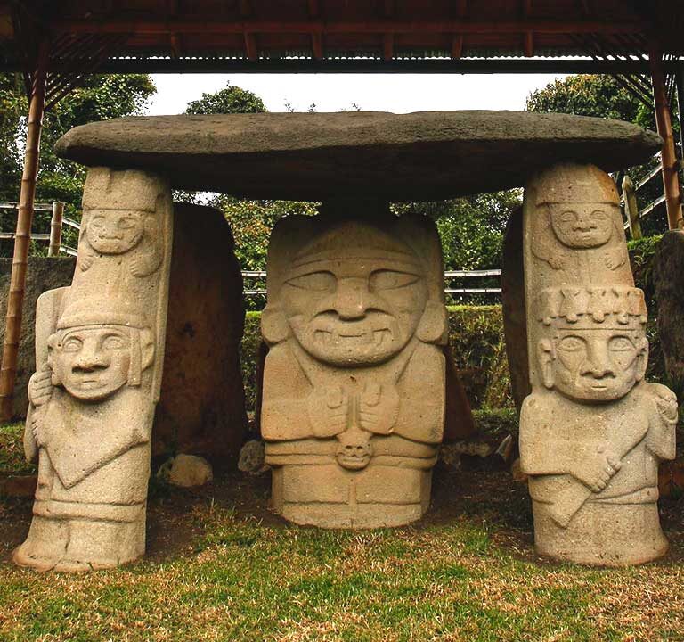 San Agustín: Arqueología